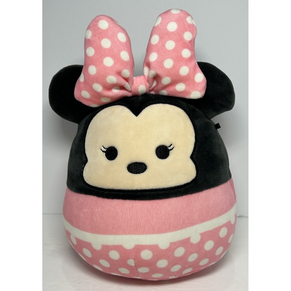Official Disney Squishmallows Classic Pink Minnie Mouse 9" Plush Toy Plushie